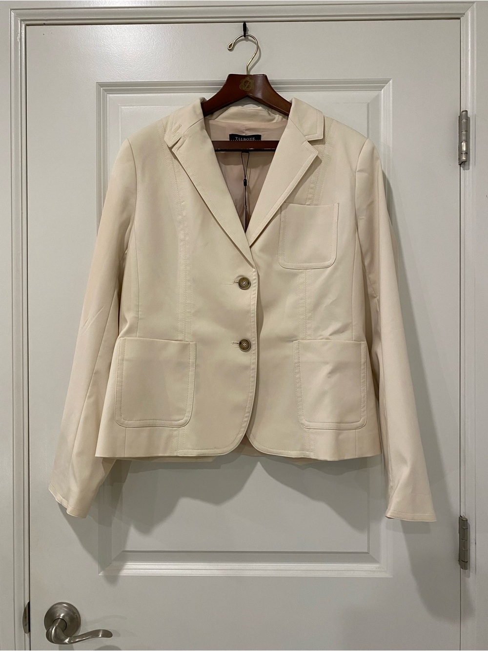NWT Talbots Kate Fit Ivory Blazer Size 16 - Picture 2 of 10